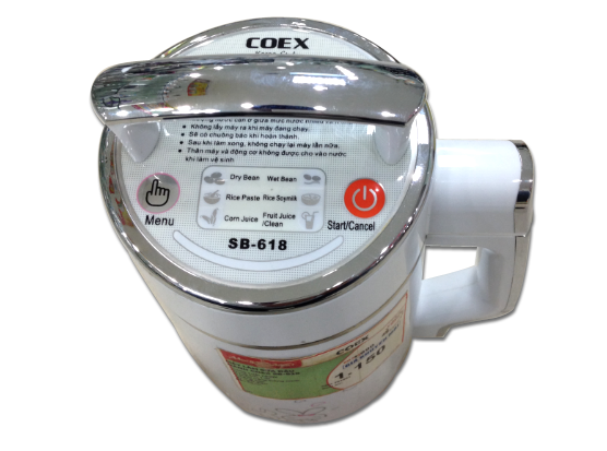 Máy làm sữa đậu nành Coex SB-618, 1.3L