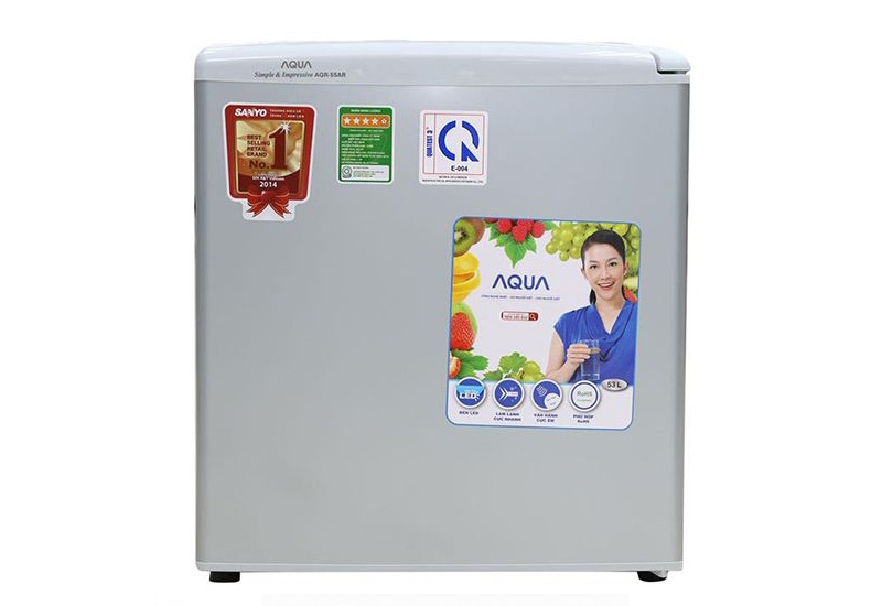 Tủ lạnh AQua AQR-55AR/SH - 53 Lít (Xám nhạt)