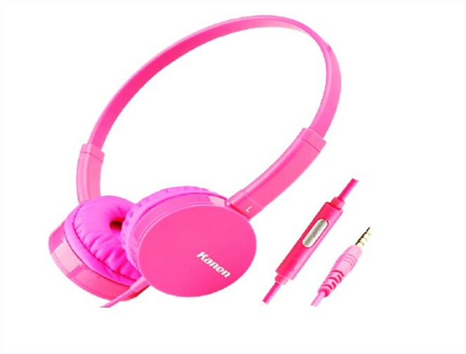 Tai nghe chụp đầu ko mic Kanen IP-600 (Pink, Black, White) (ko Micro)