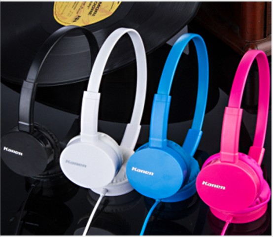 Tai nghe chụp đầu ko mic Kanen IP-600 (Pink, Black, White) (ko Micro)