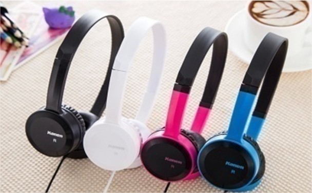 Tai nghe chụp đầu không mic Kanen IP-350 (Black, White)