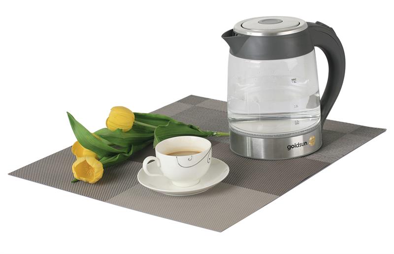 Bình siêu tốc thủy tinh Goldsun EK-GF1852G (ghi)
