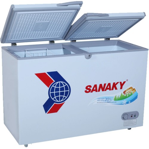 Tủ đông Sanaky 280 lít VH 2899W1, 2 ngăn đông và mát