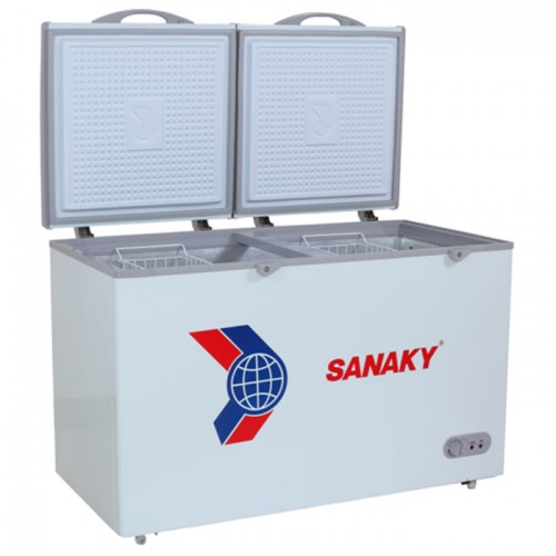 Tủ đông Sanaky VH 568W- 568L, 2 ngăn đông và mát