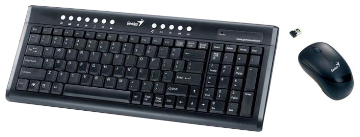 Bộ bàn phím không dây Genius Luxemate 8000Wireless_SL