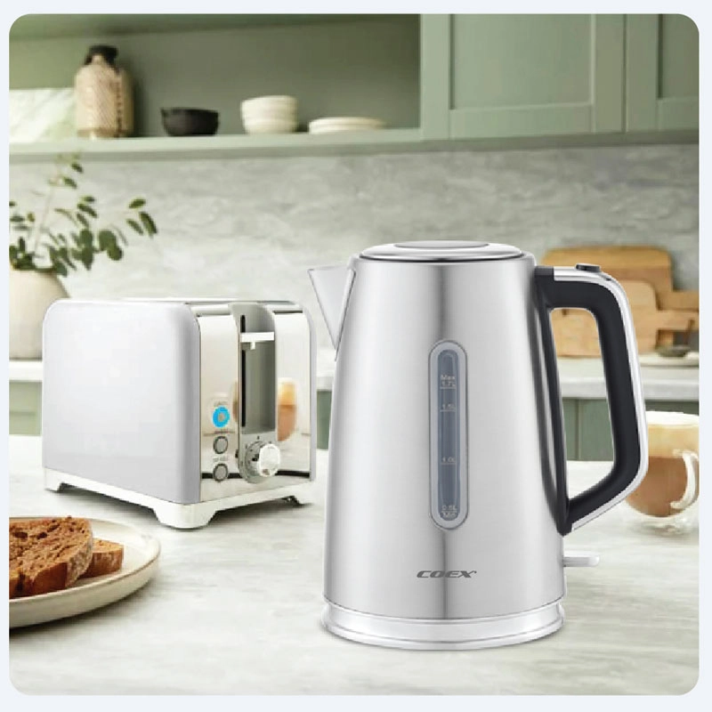 Ấm siêu tốc Inox 304 1.7 lít Coex CK-5124SS 1850-2200W