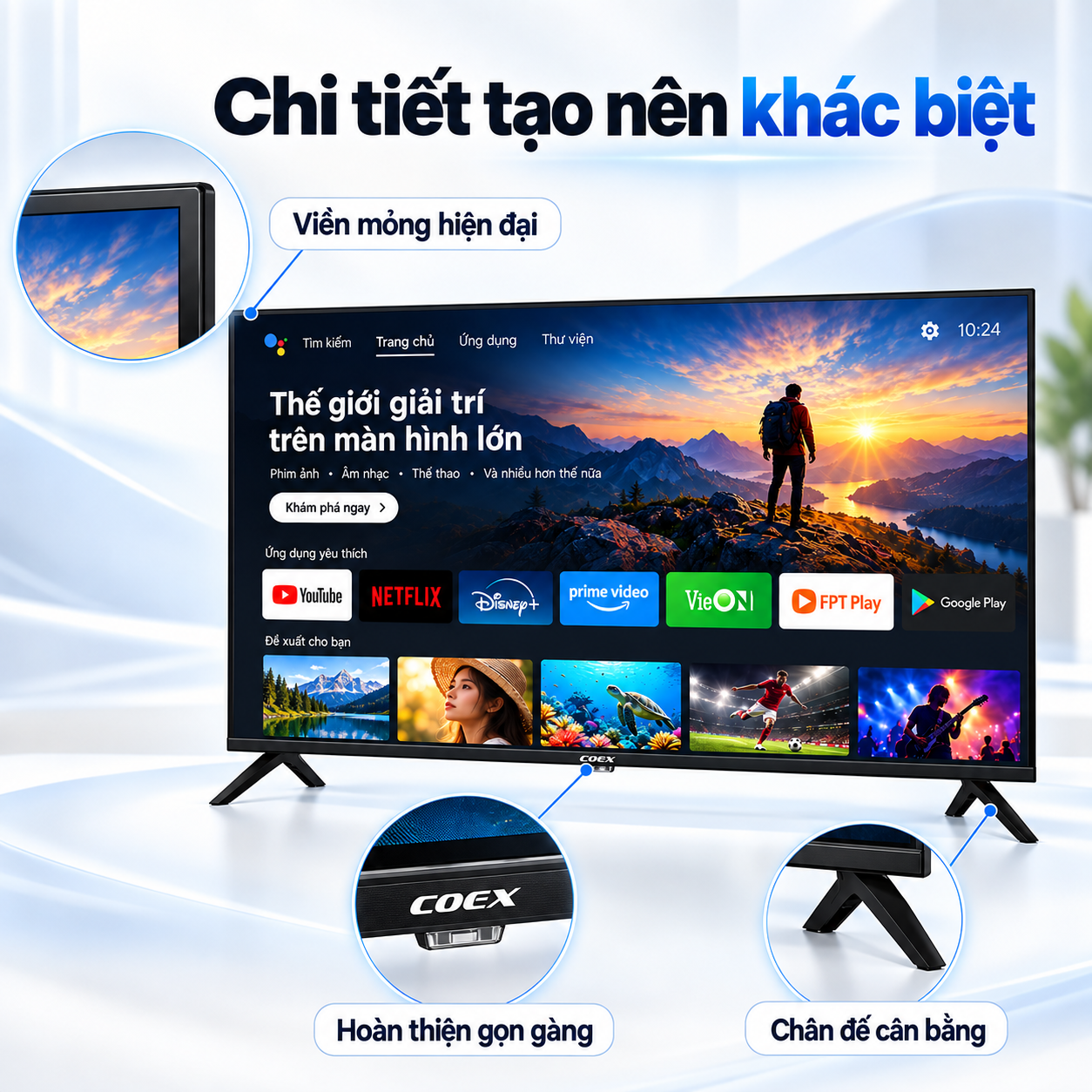 Android TV Coex 4K UHD 50 inch 50UT7002X