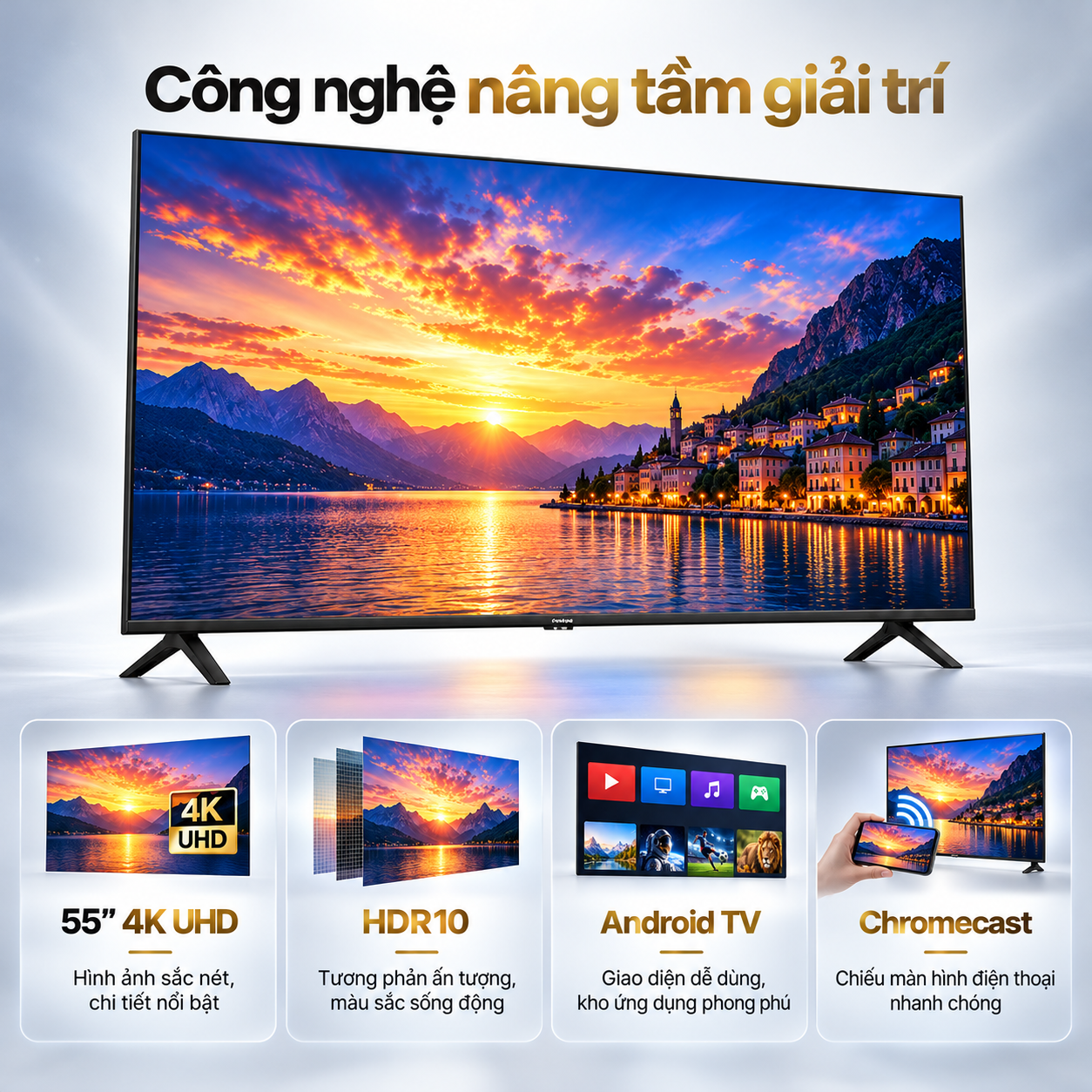 Android TV Coex 4K UHD 55 inch 55UT7002X