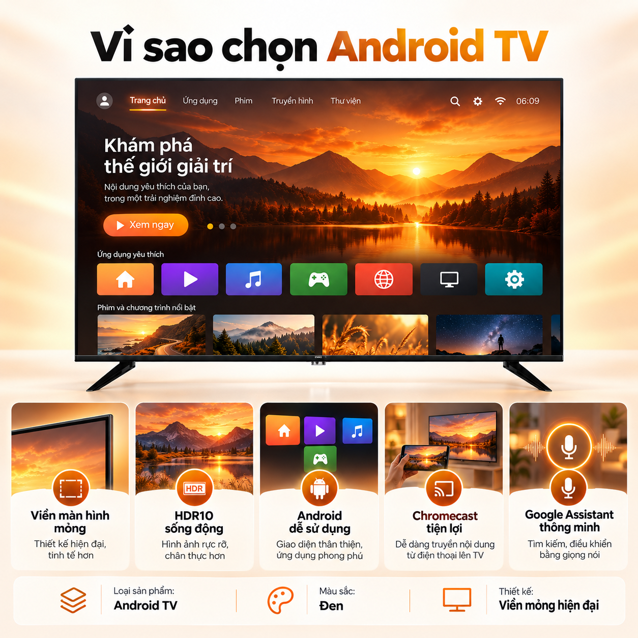 Android TV Coex HD 32 inch 32FH5000Y