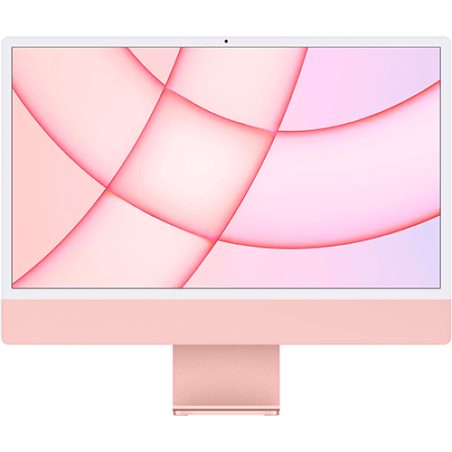 Apple iMac 2021 4.5K Retina 24-inch(MGPM3)(Apple M1/8-Core CPU/8-Core GPU/8GB/256GB SSD/24 4.5K/Magic Mouse2+Magic Keyboard)_Pink