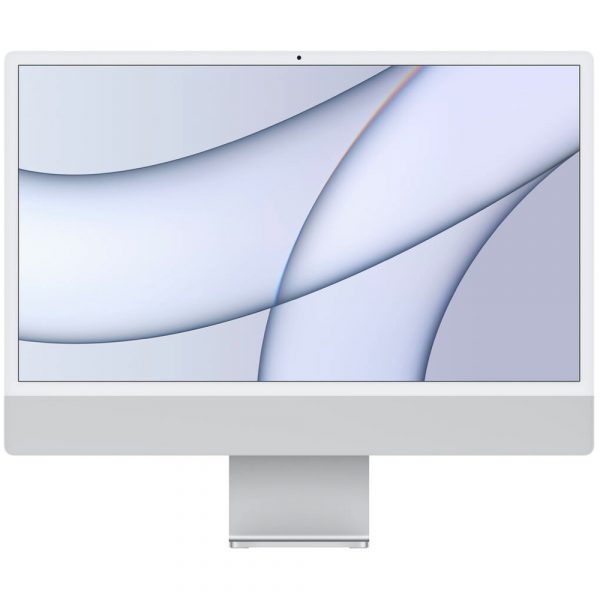 Apple iMac 2021 4.5K Retina 24-inch(MGTF3)(Apple M1/8-Core CPU/7-Core GPU/8GB/256GB SSD/24 4.5K/Magic Mouse2+Magic Keyboard)_Silver