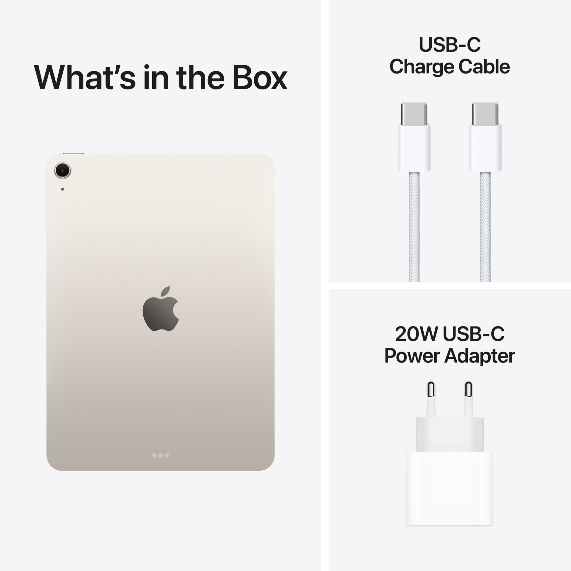 Apple iPad Air M4 11 WiFi 256G Trắng Starlight