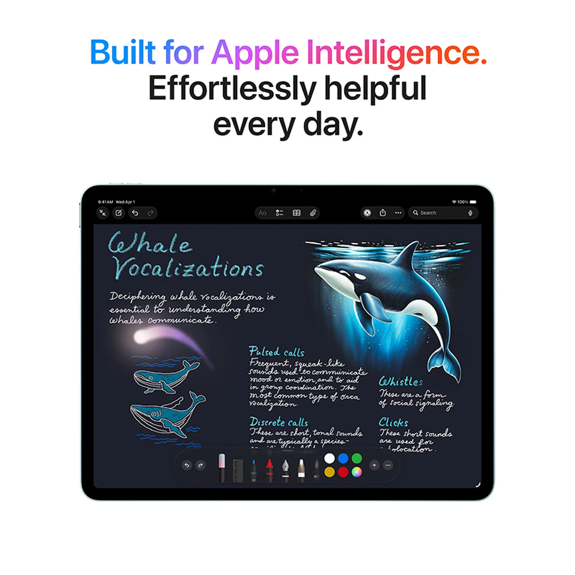 Apple iPad Air M4 13 5G 1TB Trắng Starlight