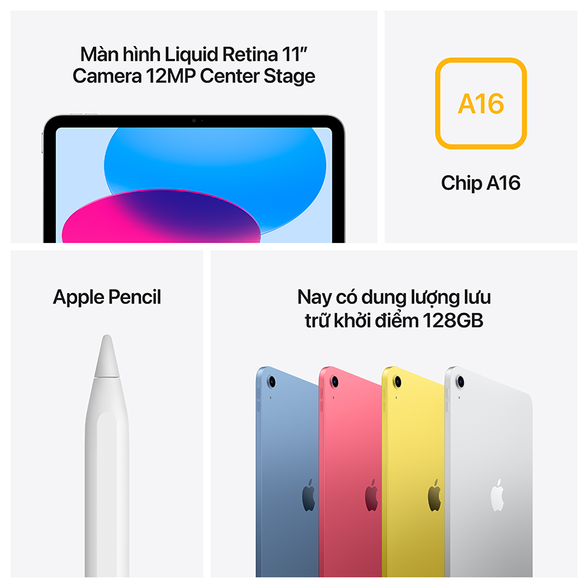 Apple iPad A16 5G 128GG Silver