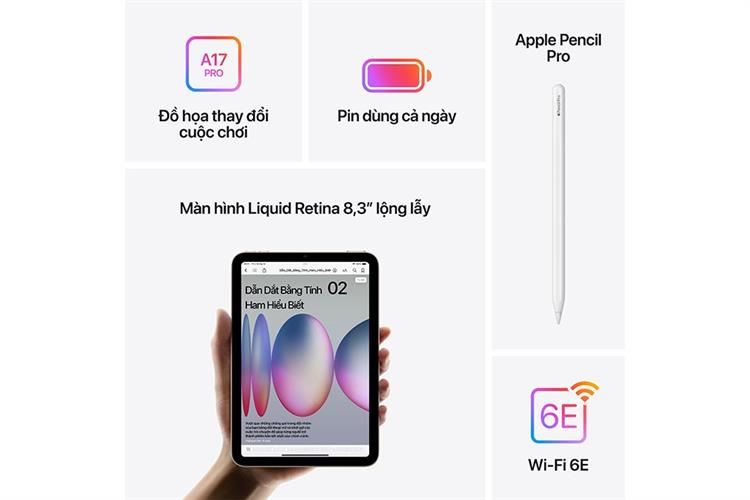 Apple iPad mini 7 WiFi & 5G 128G Purple