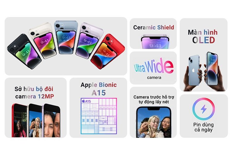 Apple Iphone 14 128GB Purple