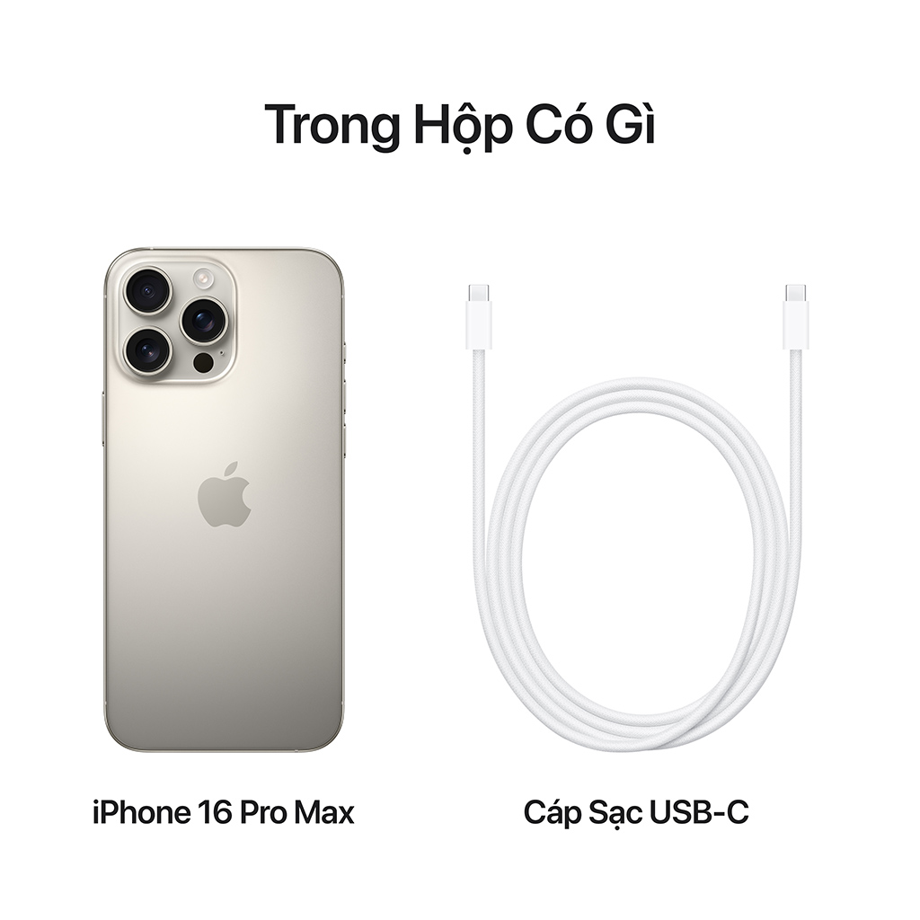 Apple iPhone 16 Pro Max 1TB Titanium Tự nhiên