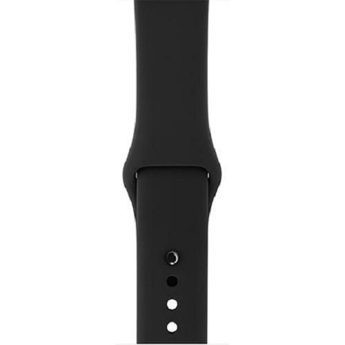 Apple Watch 3 38mm (4G) Viền Nhôm Xám - Dây cao su Đen Chính hãng (MTGP2VN/A)