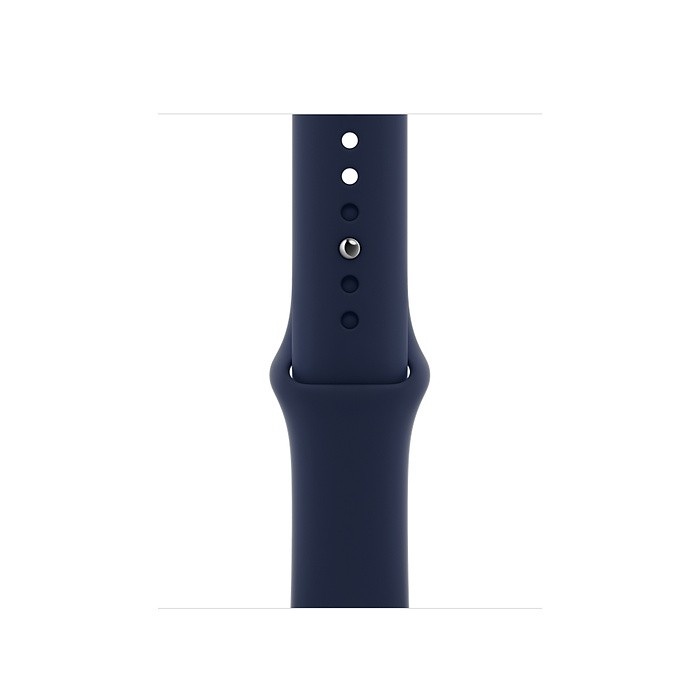 Apple Watch 6 44mm (GPS) viền nhôm xanh - Dây cao su Xanh (M00J3VN/A) - BH theo Serial
