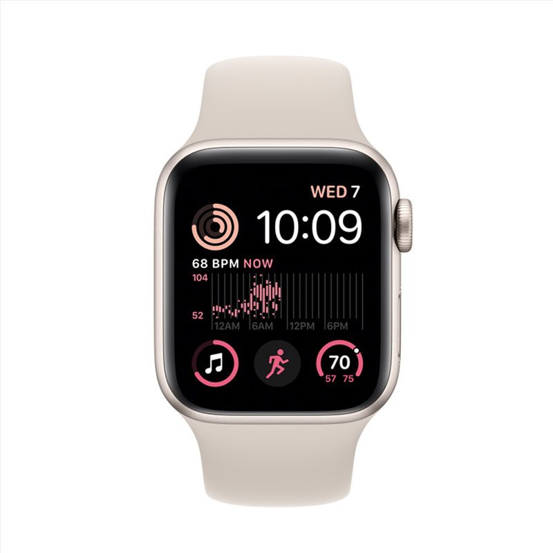 Apple Watch SE 2022 GPS 40mm dây cao su starlight (MNJP3VN/A)