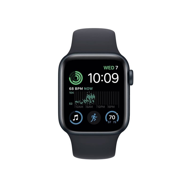 Apple Watch SE 2022 GPS + Cellular 40mm dây cao su đen (MNPL3VN/A)