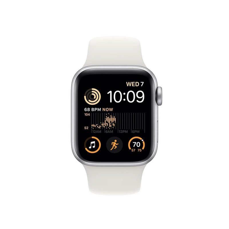 Apple Watch SE 2022 GPS + Cellular 40mm dây cao su trắng (MNPP3VN/A)