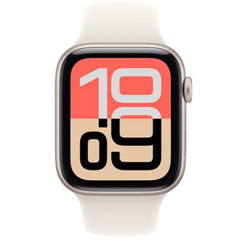 Apple Watch SE 3 GPS + Cellular 44mm viền nhôm dây thể thao trắng Slarlight MEPF4SA/A M/L