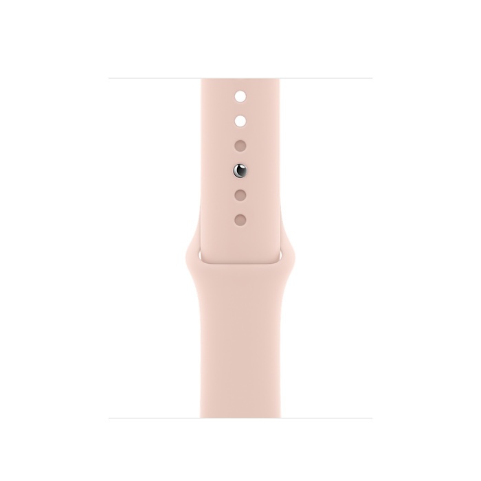 Apple Watch SE 40mm (GPS) viền nhôm vàng - Dây cao su Hồng Chính hãng (MYDN2VN/A)