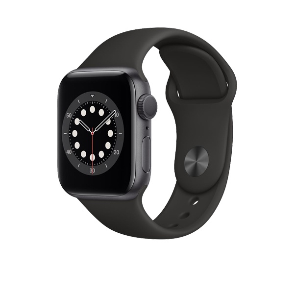 Apple Watch SE 44mm (GPS) viền nhôm xám - Dây cao su Đen Chính hãng (MYDT2VN/A)