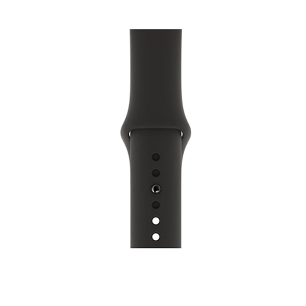 Apple Watch SE 44mm (GPS) viền nhôm xám - Dây cao su Đen Chính hãng (MYDT2VN/A)