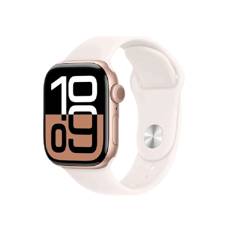 Apple Watch Series 10 46mm (GPS) Viền Nhôm Dây Cao Su Size M/L Hồng MWWU3SA/A