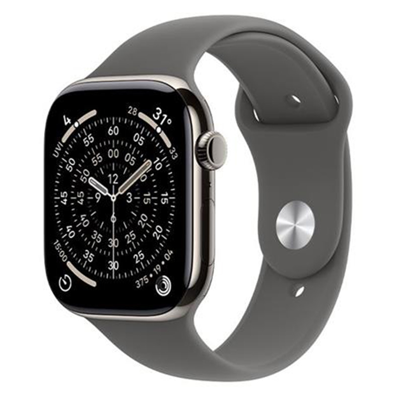 Apple Watch Series 11 GPS + Cellular 42m viền Titanium dây thể thao màu Titan tự nhiên MF8M4SA/A S/M