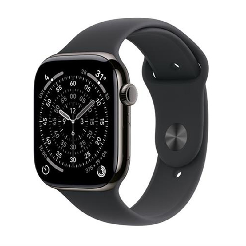 Apple Watch Series 11 GPS + Cellular 42m viền Titanium dây thể thao màu Titan xám MF8T4SA/A M/L