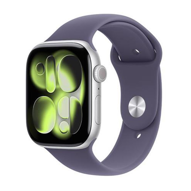 Apple Watch Series 11 GPS + Cellular 42mm viền nhôm dây thể thao bạc MF8J4SA/A M/L