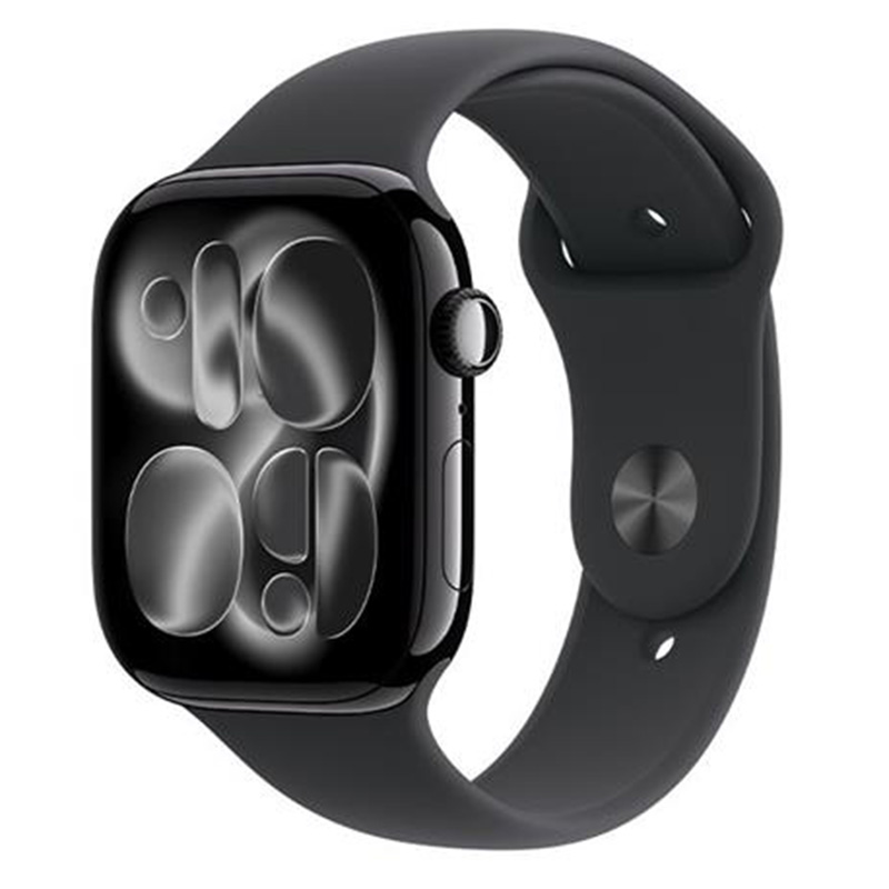 Apple Watch Series 11 GPS + Cellular 42mm viền nhôm dây thể thao màu đen bóng MF854SA/A M/L