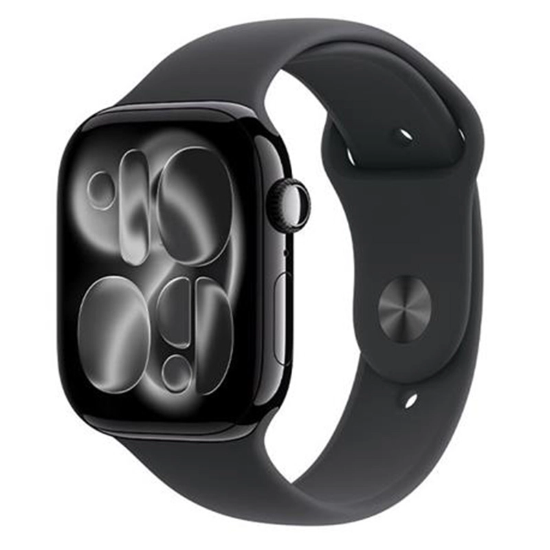 Apple Watch Series 11 GPS + Cellular 42mm viền nhôm dây thể thao màu đen bóng MF854SA/A M/L
