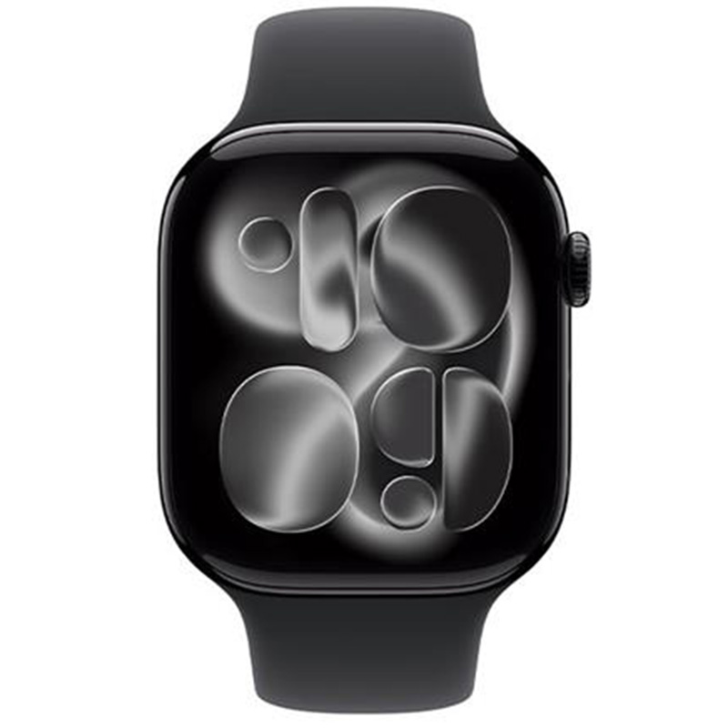 Apple Watch Series 11 GPS + Cellular 42mm viền nhôm dây thể thao màu đen bóng MF854SA/A M/L