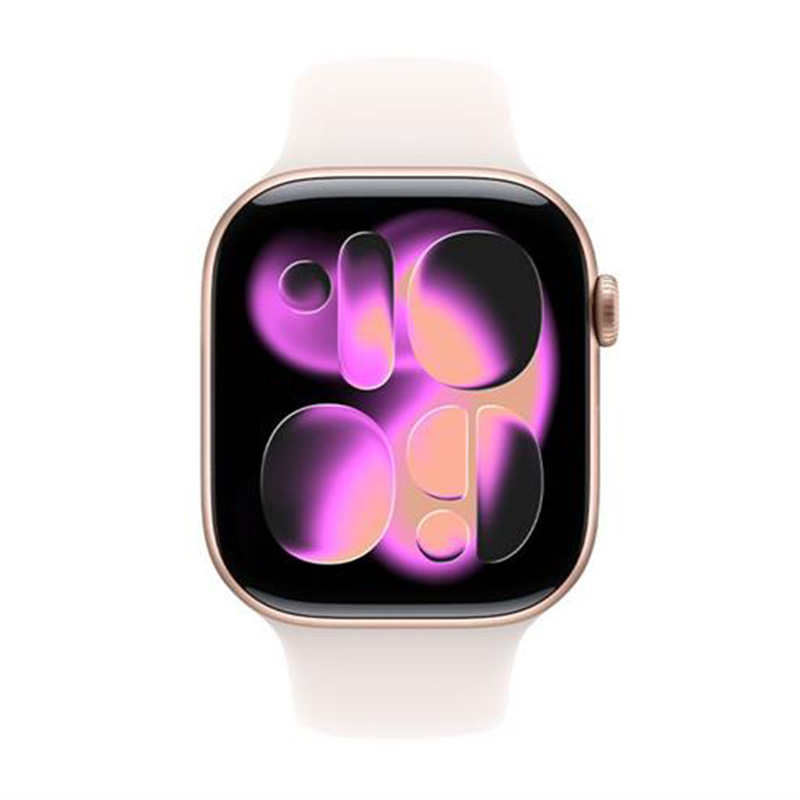 Apple Watch Series 11 GPS + Cellular 42mm viền nhôm dây thể thao vàng hồng MF8F4SA/A M/L
