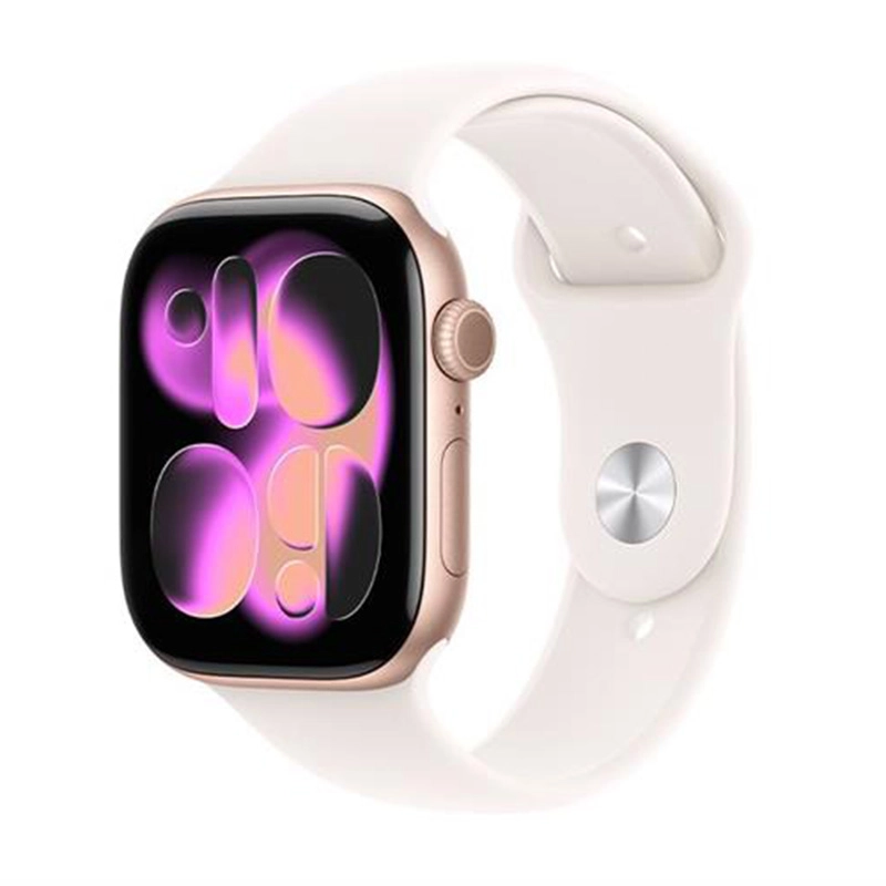 Apple Watch Series 11 GPS + Cellular 42mm viền nhôm dây thể thao vàng hồng MF8F4SA/A M/L