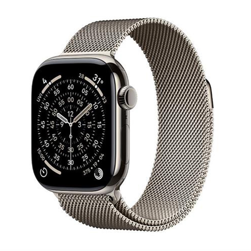 Apple Watch Series 11 GPS + Cellular 46mm viền Titanium dây Milan màu Titan tươi MFCY4SA/A S/M