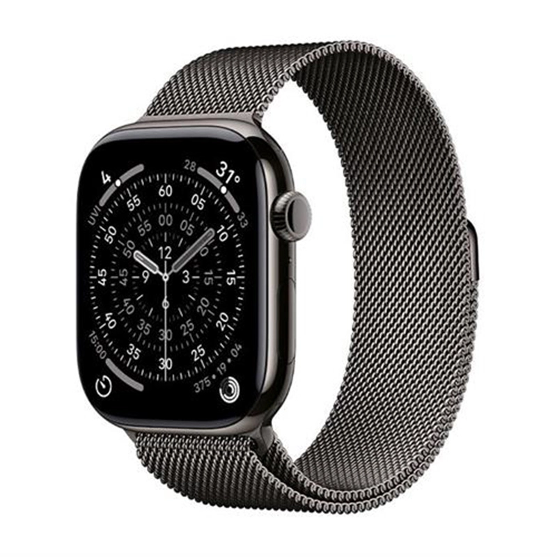Apple Watch Series 11 GPS + Cellular 46mm viền Titanium dây Milan màu Titan xám MFD34SA/A S/M