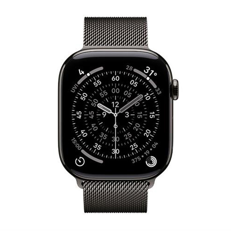Apple Watch Series 11 GPS + Cellular 46mm viền Titanium dây Milan màu Titan xám MFD44SA/A M/L