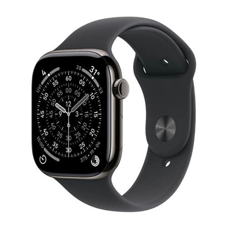 Apple Watch Series 11 GPS + Cellular 46mm viền Titanium dây thể thao màu Titan xám MFD14SA/A S/M