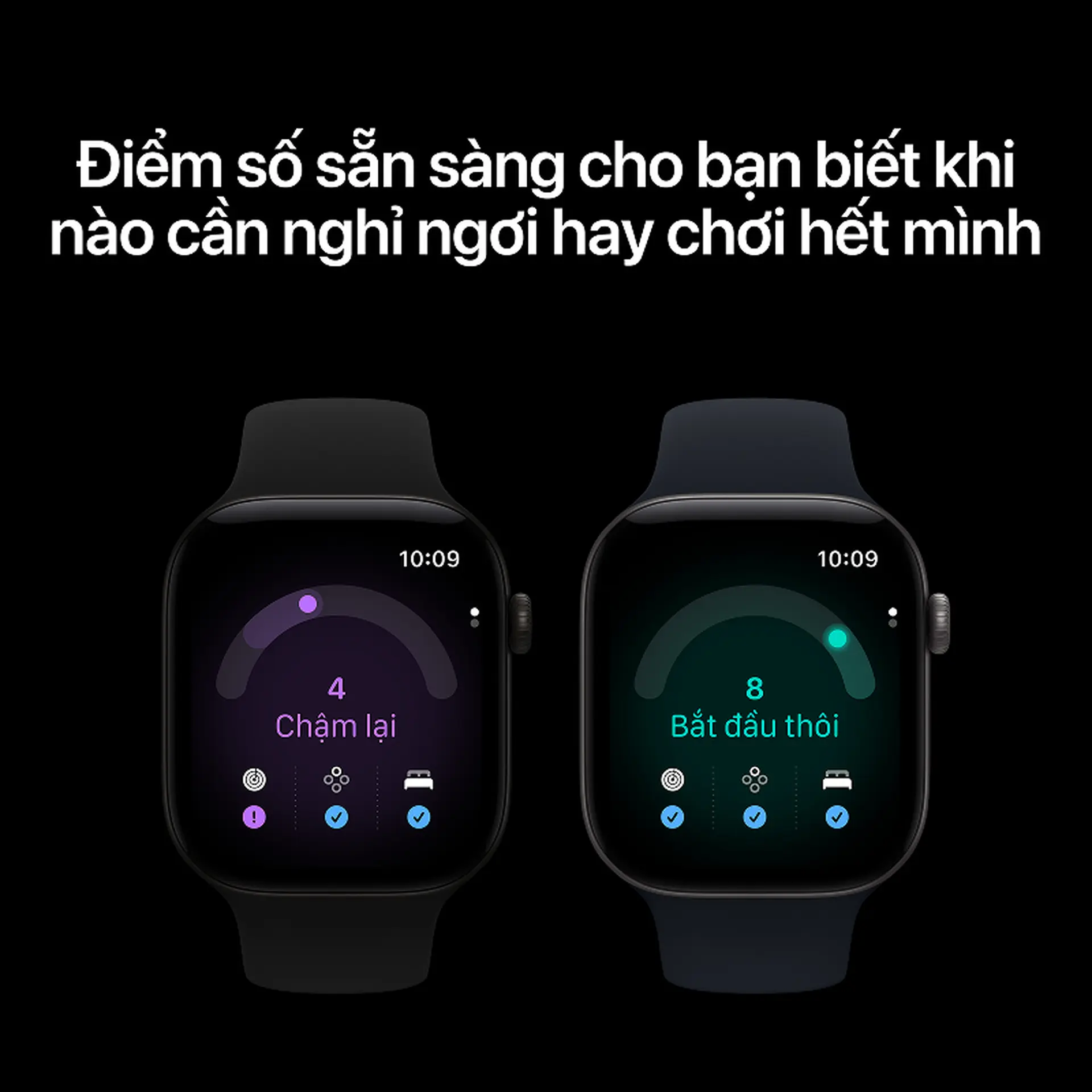 Apple Watch Series 12 42mm (5G) Viền Gốm Dây Cao Su Size M/L Viền xanh/ Dây xanh MJH04SA/A