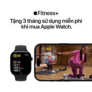 Apple Watch Series 12 42mm (GPS) Viền Nhôm Dây Cao Su Size M/L Viền xám/ Dây xanh MJEJ4SA/A