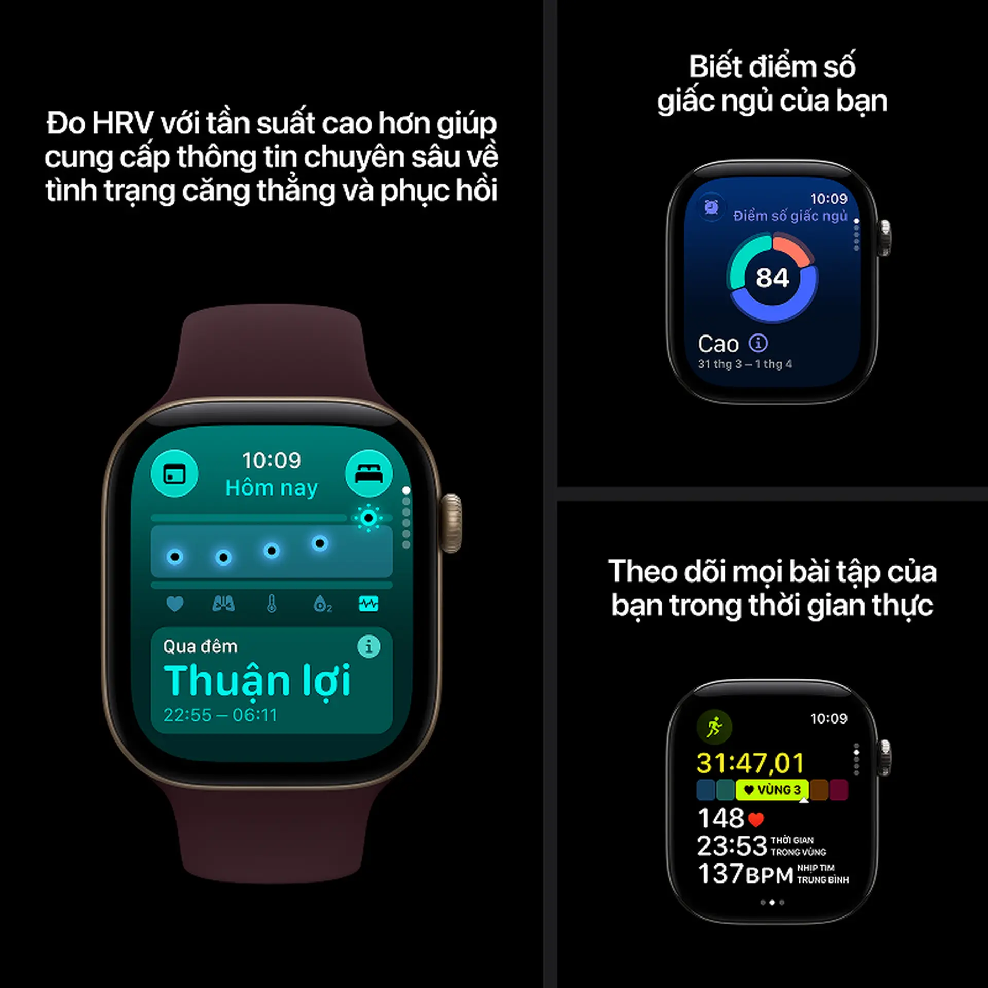 Apple Watch Series 12 46mm (5G) Viền Gốm Dây Cao Su Size S/M Viền xanh/ Dây xanh MJH34SA/A