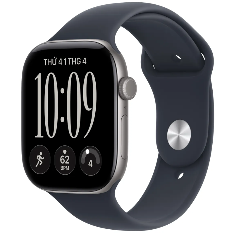 Apple Watch Series 12 46mm (GPS) Viền Nhôm Dây Cao Su Size M/L