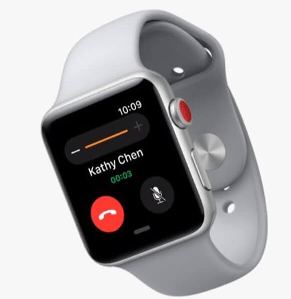 Apple Watch Series 3 38mm Silver Aluminum Case with Fog Sport Band (GPS) MQKU2