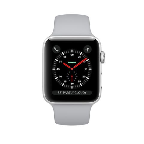 Apple Watch Series 3 38mm Silver Aluminum Case with Fog Sport Band (GPS) MQKU2
