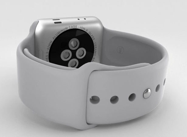 Apple Watch Series 3 42mm Silver Aluminum Case with Fog Sport Band (GPS) MQL02